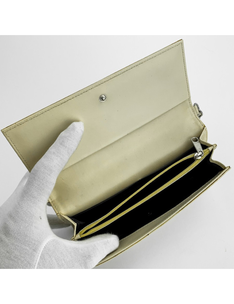 Pochette LAGERFELD cuir beige