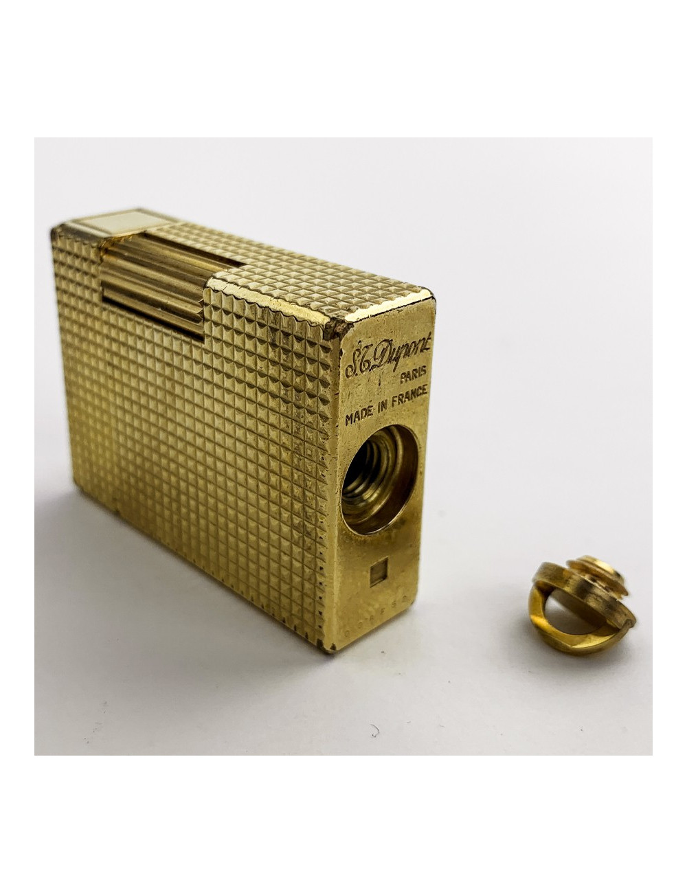 Briquet DUPONT plaqué or