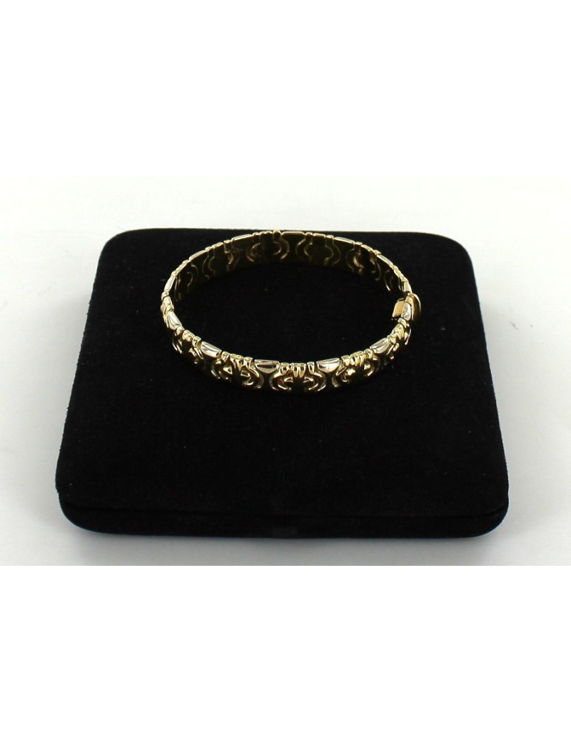 Bracelet articulé en or façon Bulgari 