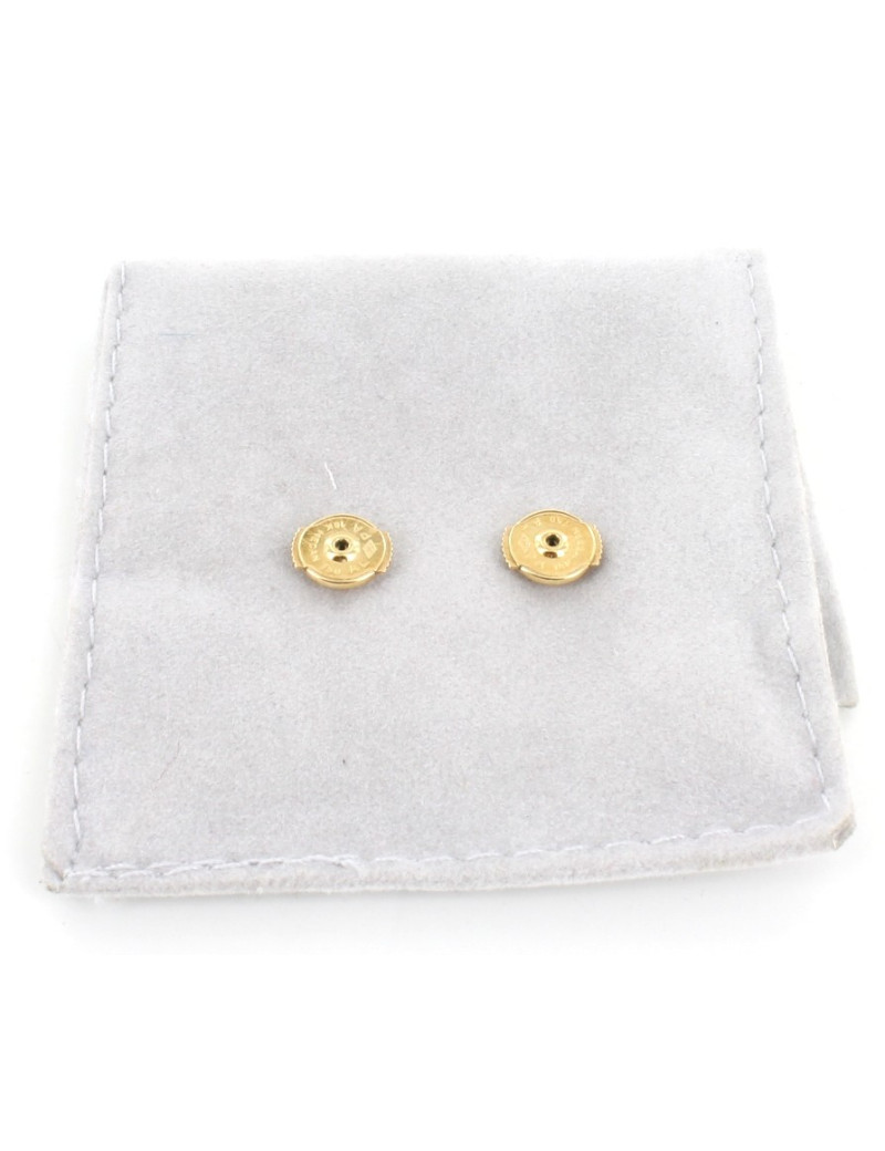Boucles d'oreilles CHANEL joallerie en or jaune et perles de nacre blanche