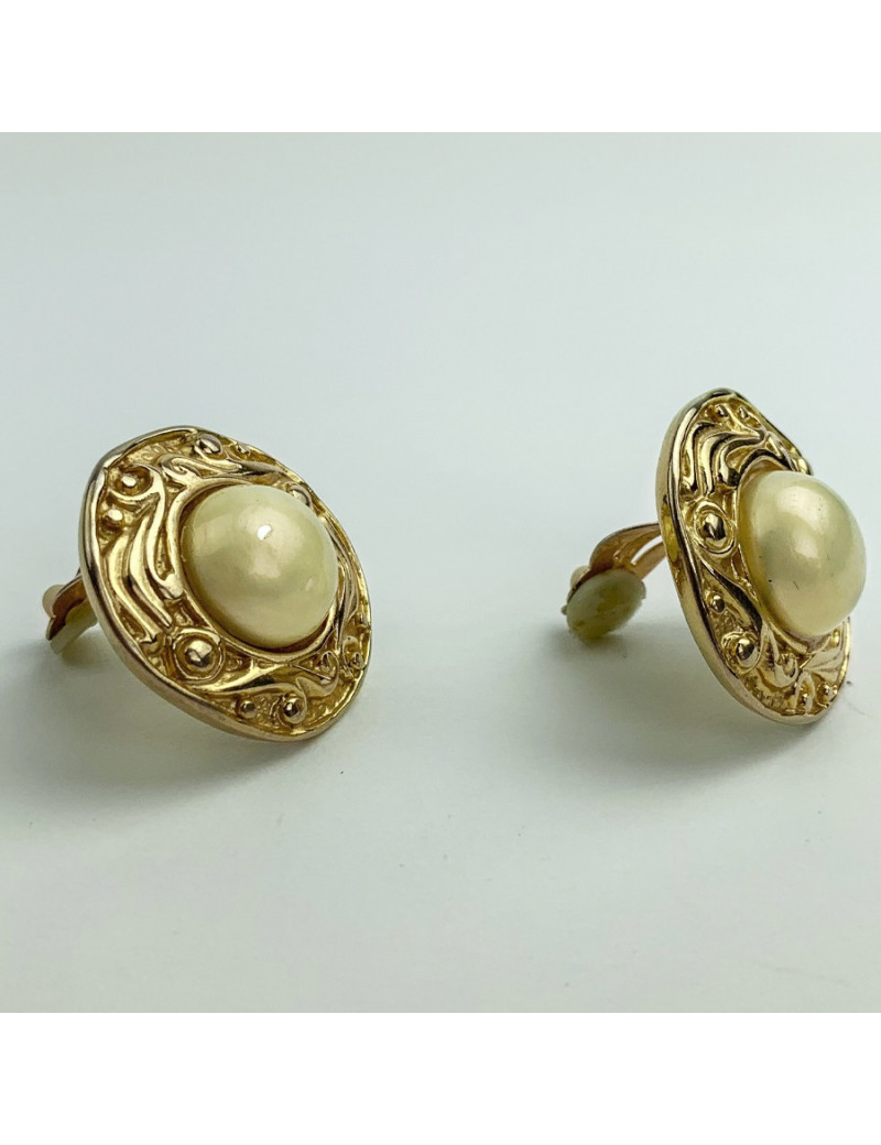 Boucles d'oreille Clips CHANEL Vintage