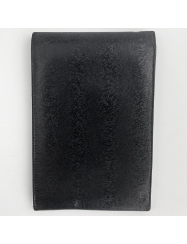 Porte photos HERMES cuir box noir Vintage 2