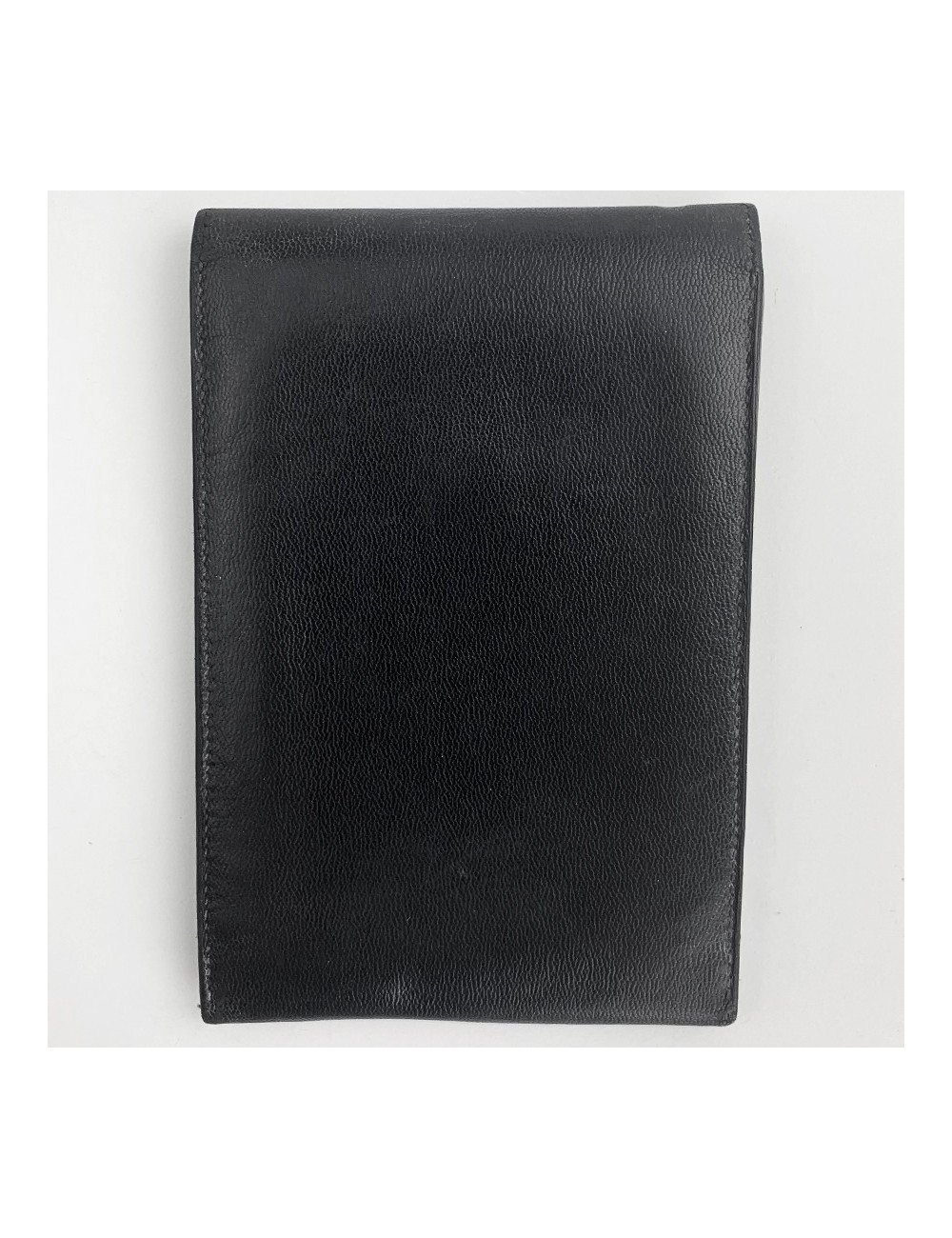 Porte photos HHERMES cuir box noir Vintage