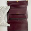 CARTIER wallet in burgundy leather