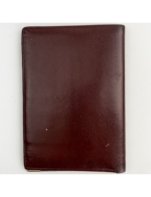 Porte cartes CARTIER cuir bordeaux 
