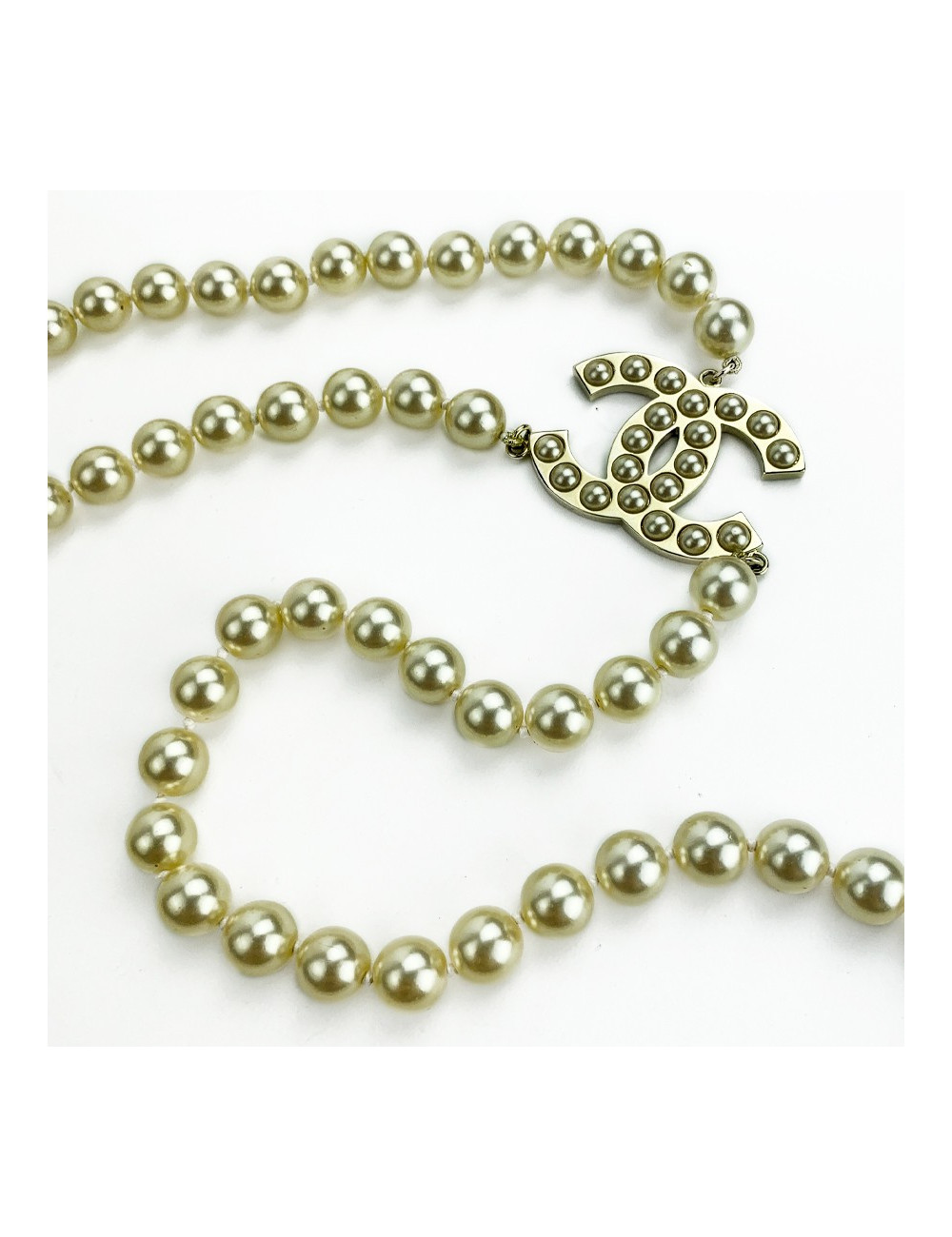 Ceinture sautoir CHANEL perles 