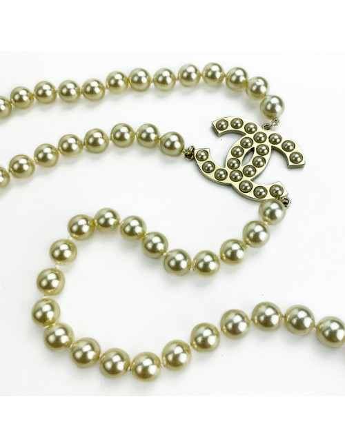 Ceinture sautoir CHANEL perles 