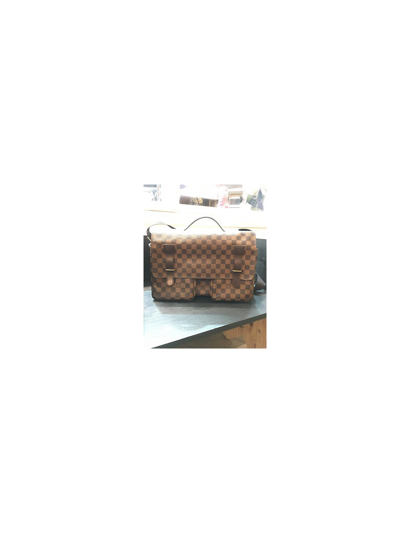 Reporter LOUIS VUITTON toile damier marron