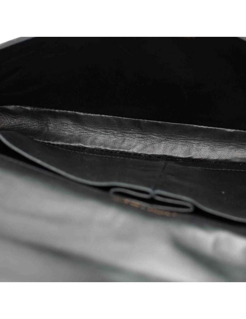 Sac baguette CHANEL alligator noir