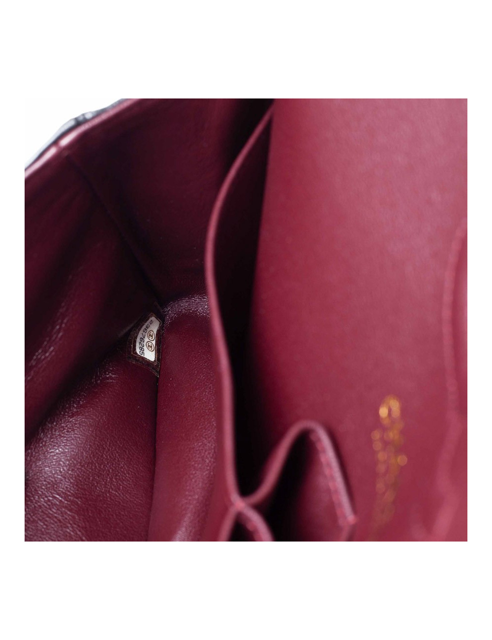 Sac classique CHANEL agneau noir