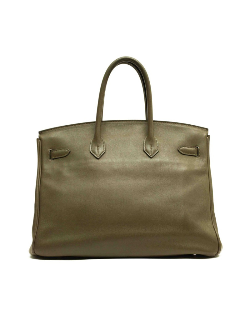 Sac HERMES Birkin 35 Swift vert