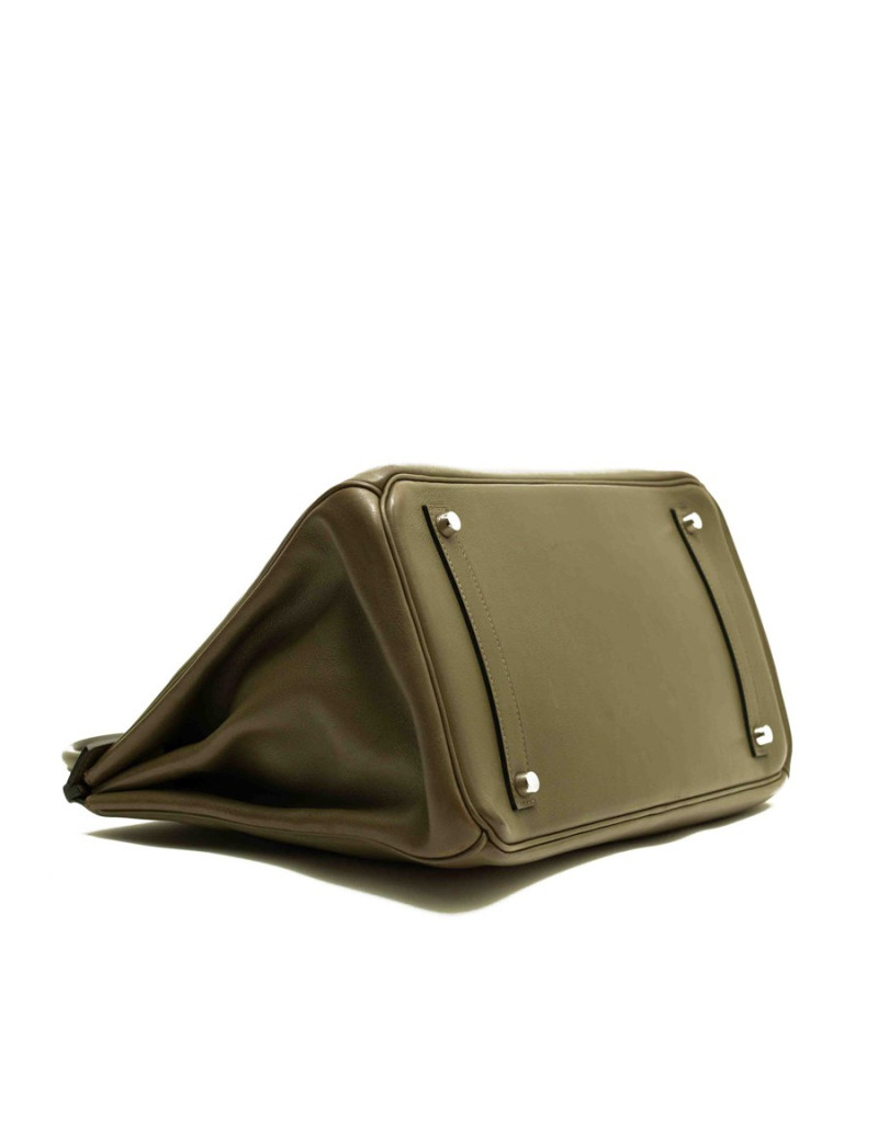 Sac HERMES Birkin 35 Swift vert