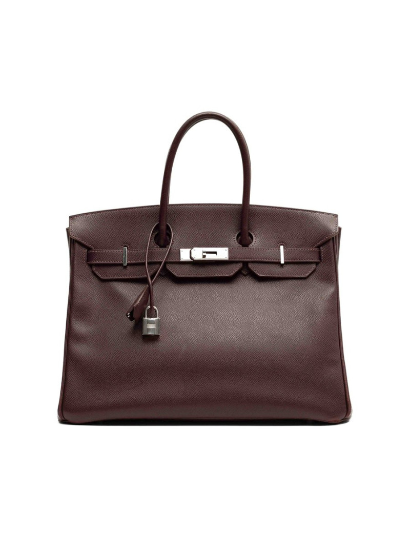 HERMES Birkin 35 Epsom raisin