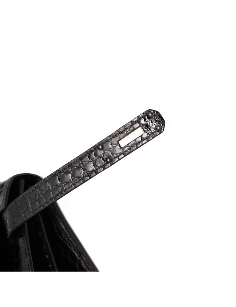 Sac Hermes 32 Croco noir