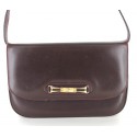 Bag pouch CELINE vintage bordeaux leather