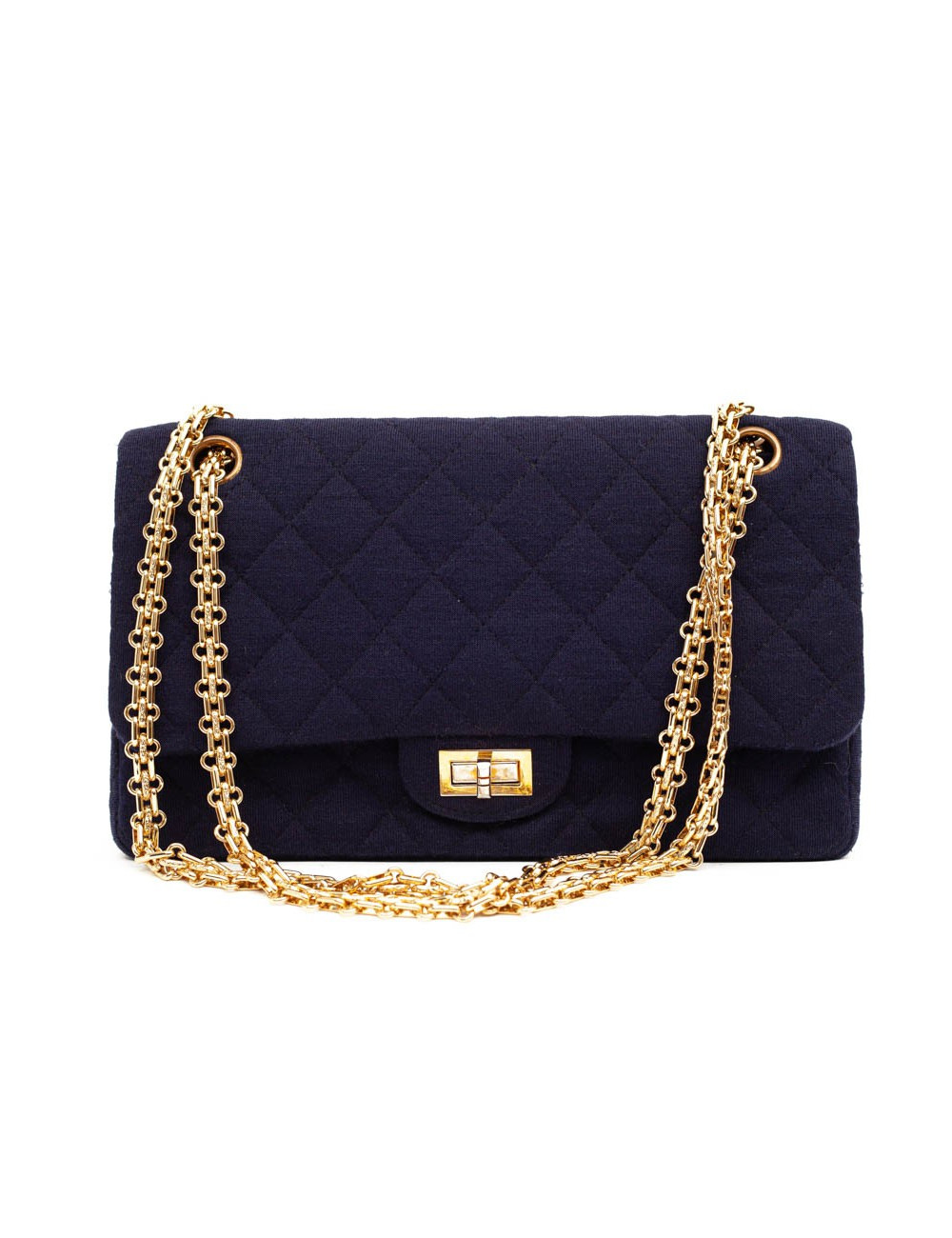 2.55 jersey CHANEL bleu Vintage