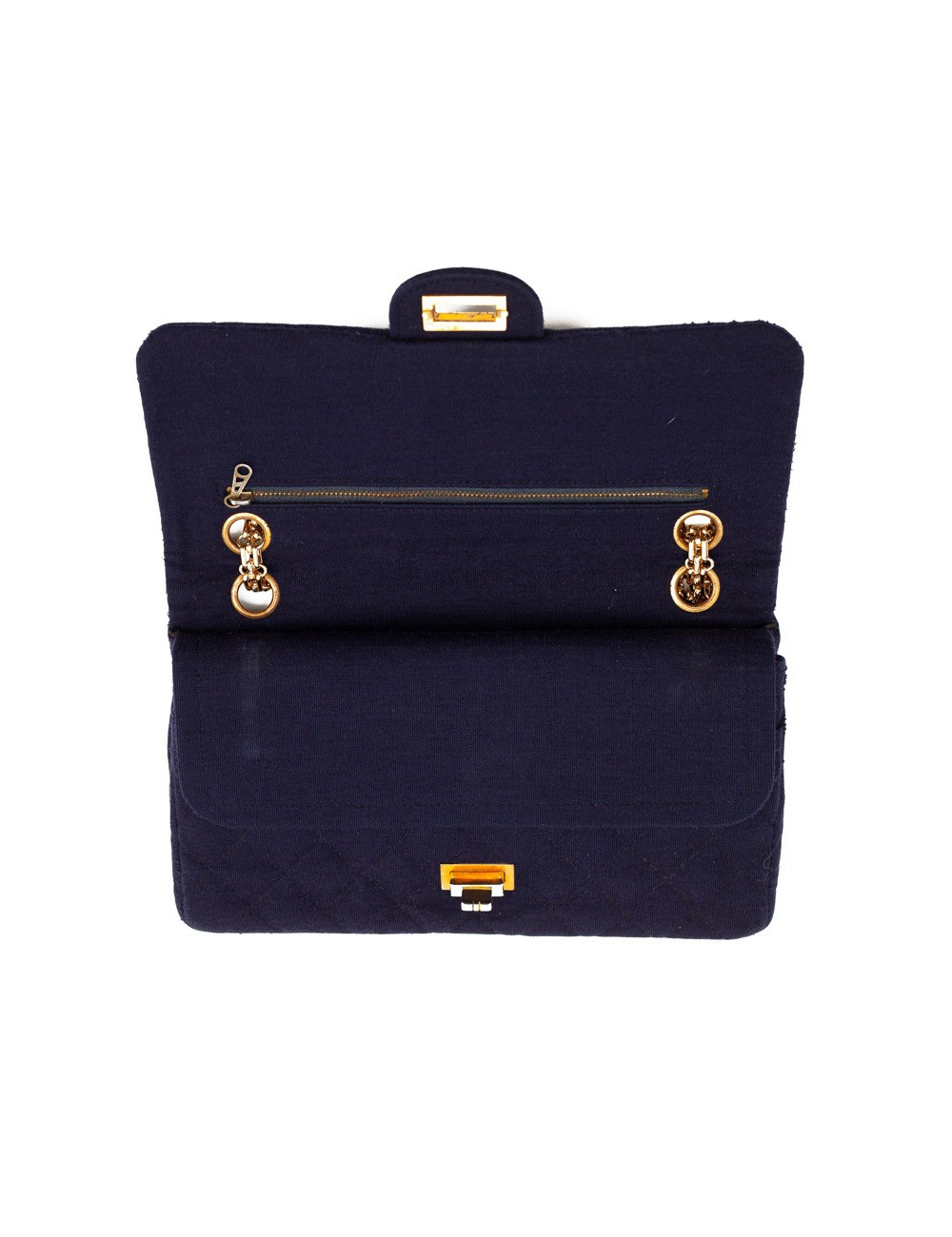 2.55 jersey CHANEL bleu Vintage