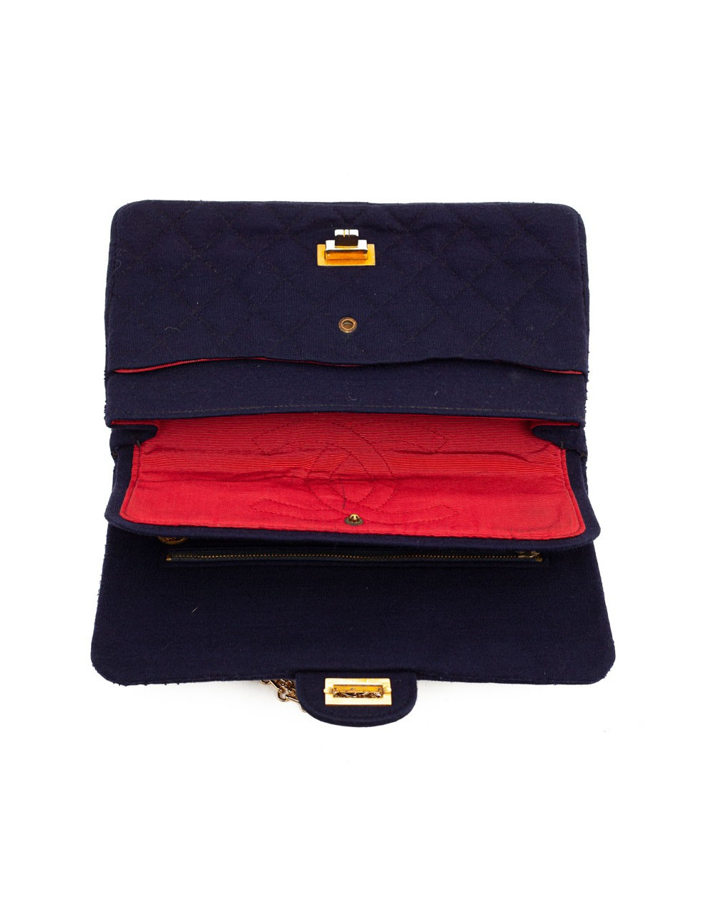 2.55 jersey CHANEL bleu Vintage