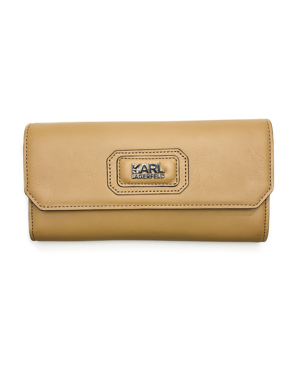 Portefeuille Lagerfeld beige
