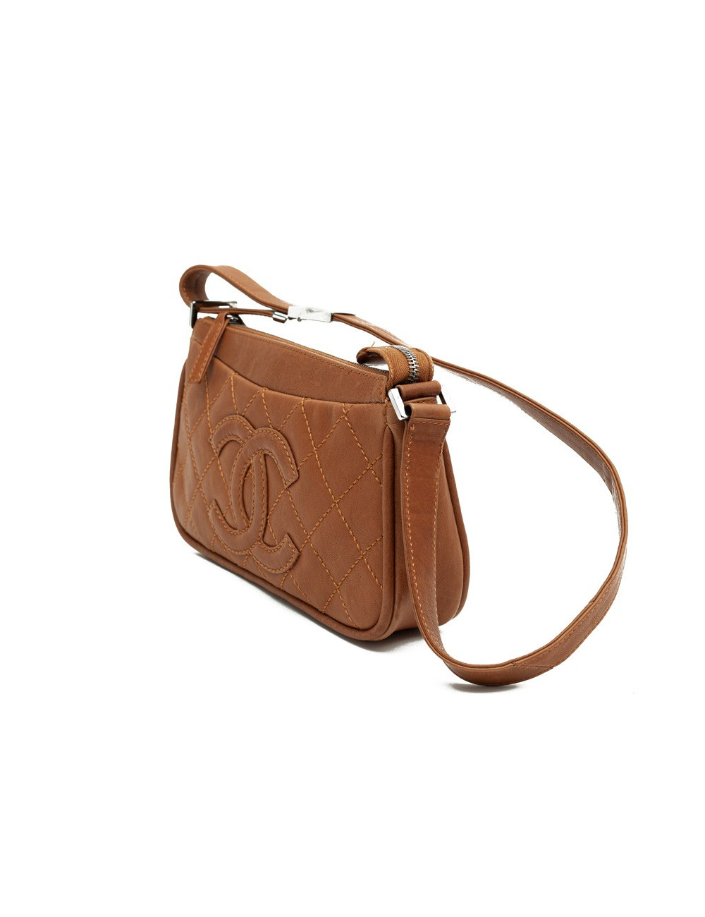 Sac CHANEL cuir de veau gold