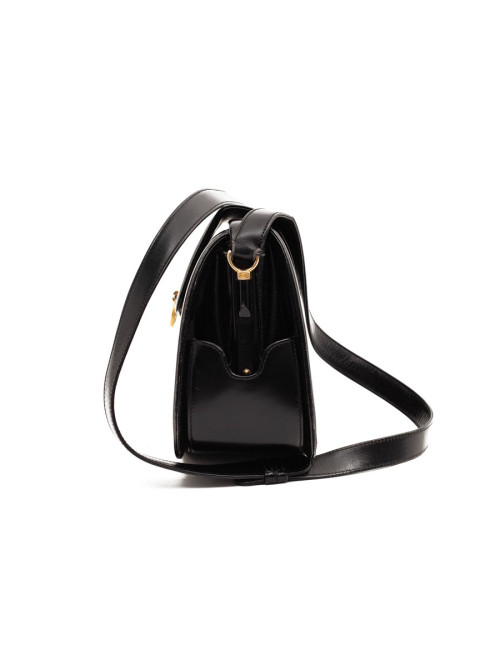 Sac GUCCI cuir noir vintage