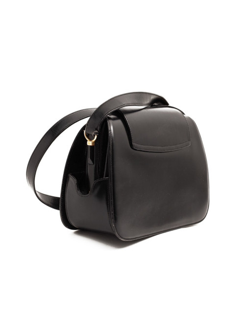 Sac GUCCI cuir noir vintage