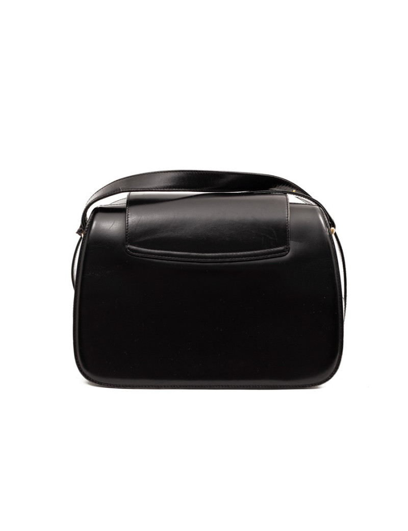 Sac GUCCI cuir noir vintage