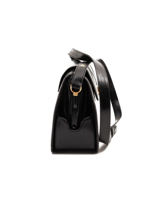 Sac GUCCI cuir noir vintage