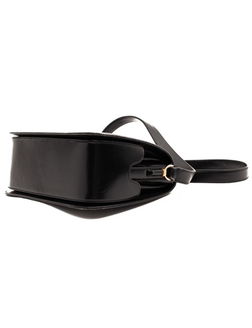 Sac GUCCI cuir noir vintage