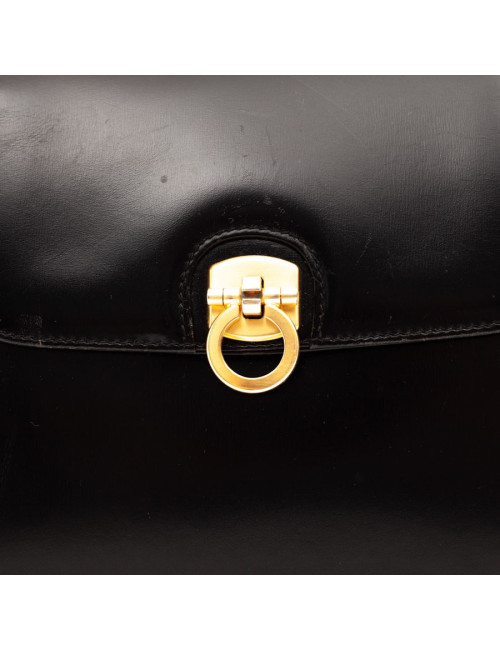 Sac GUCCI cuir noir vintage