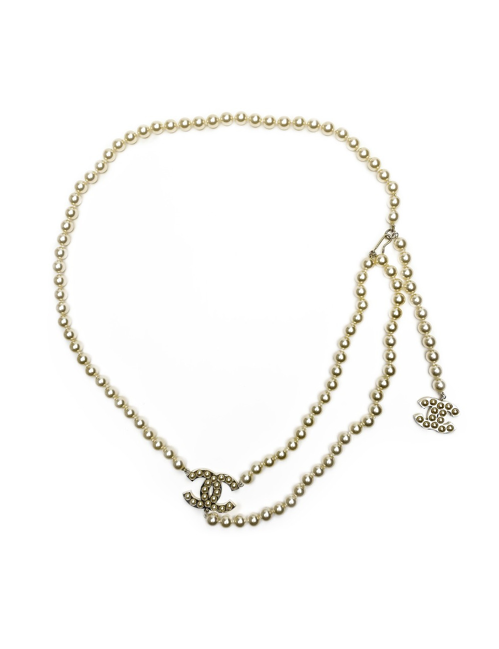 Ceinture sautoir CHANEL perles 
