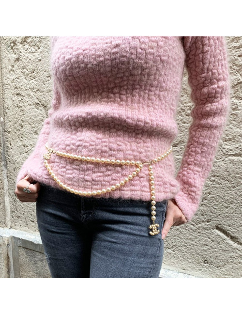 Ceinture sautoir CHANEL perles 