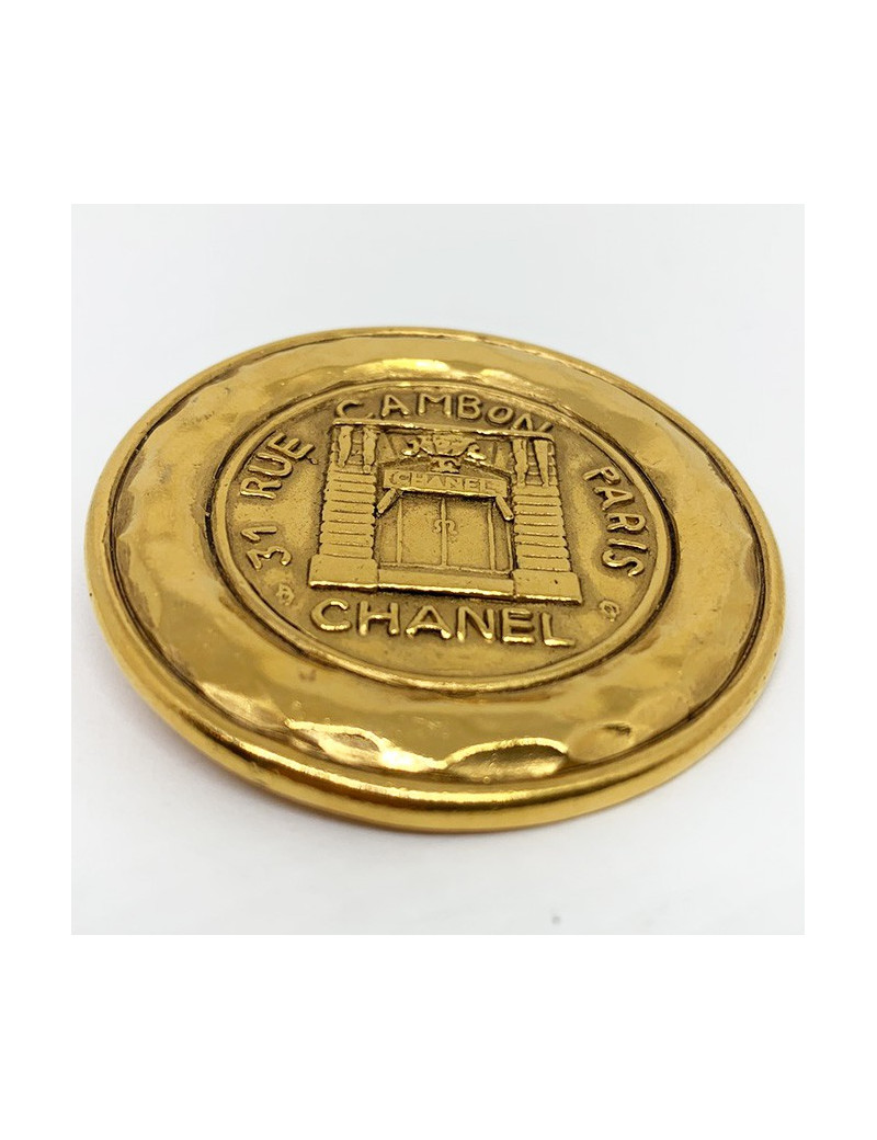 Broche CHANEL Vintage "Rue Cambon Paris"