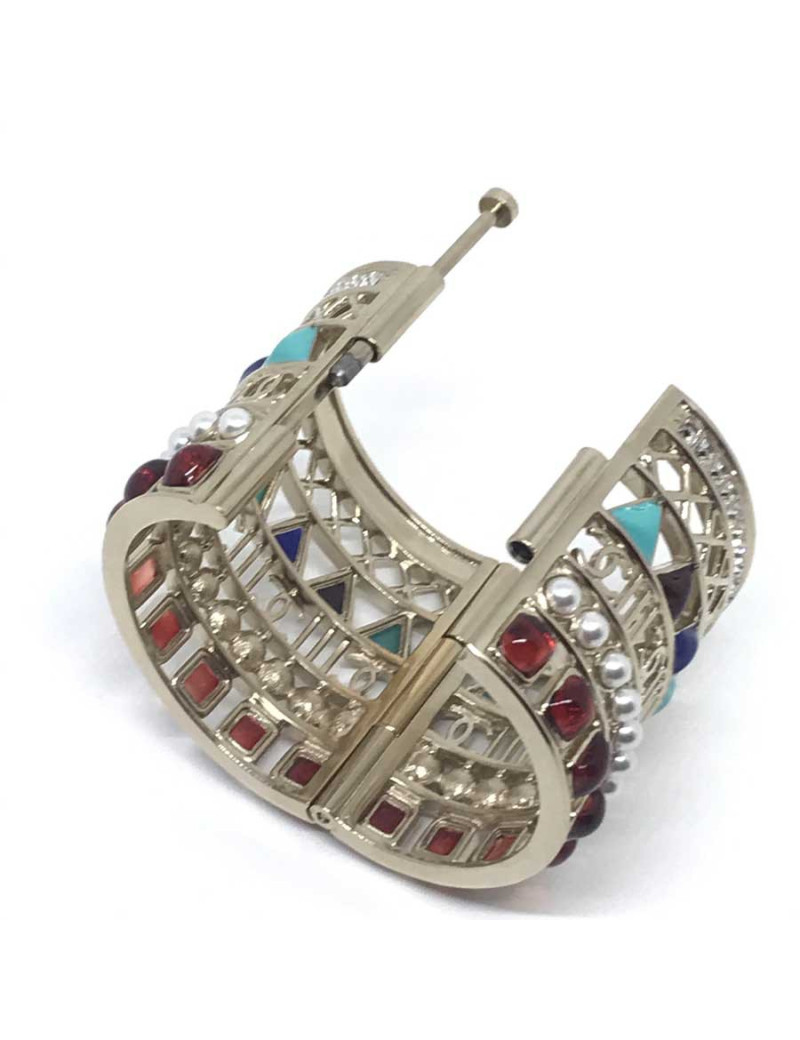 Manchette CHANEL perles