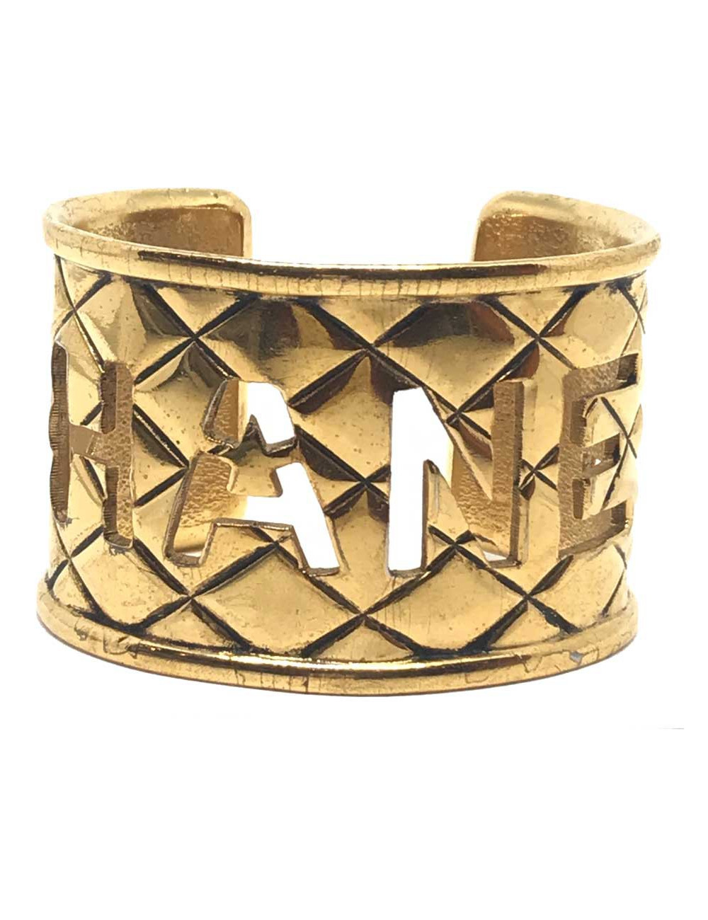 CHANEL Manchette Vintage dorée