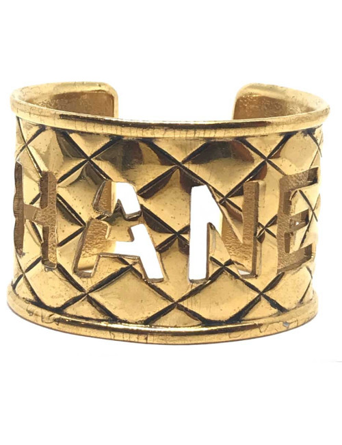 CHANEL Manchette Vintage dorée