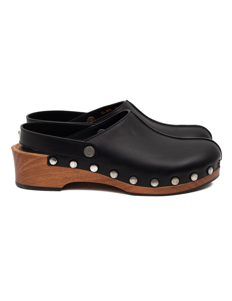 Sabots Diorquake DIOR T41 cuir noir