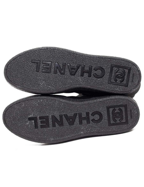 Bottes CHANEL T37.5 noires