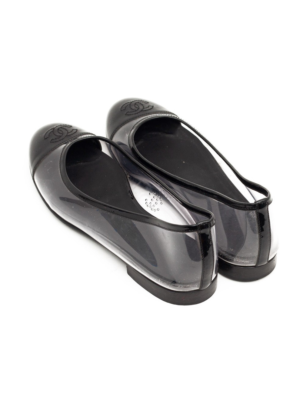 Ballerines CHANEL plastique transparent