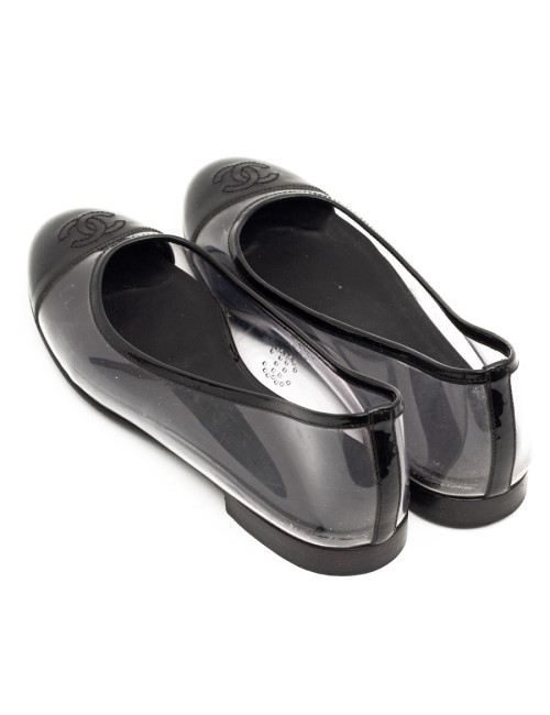 Ballerines CHANEL plastique transparent