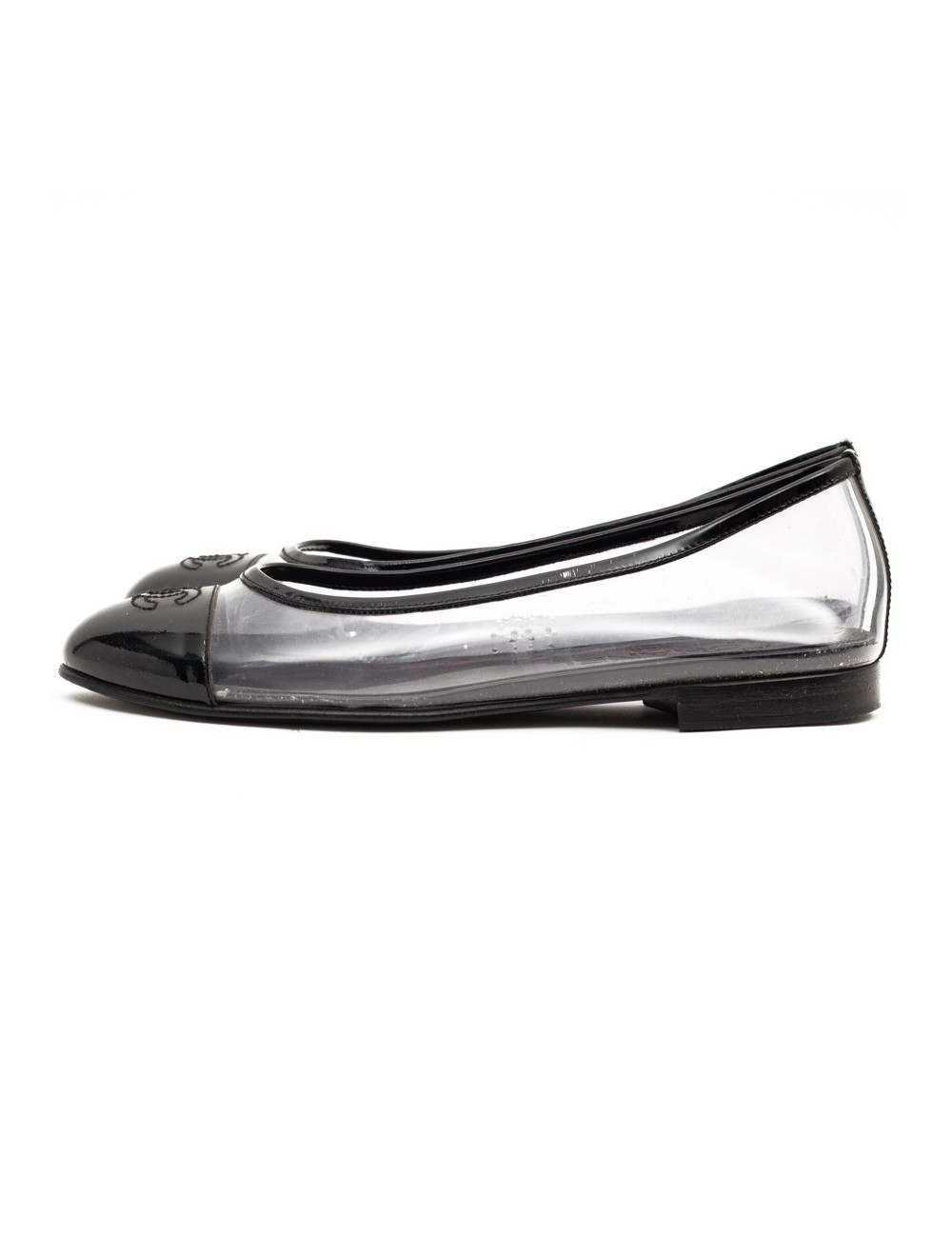 Ballerines CHANEL plastique transparent