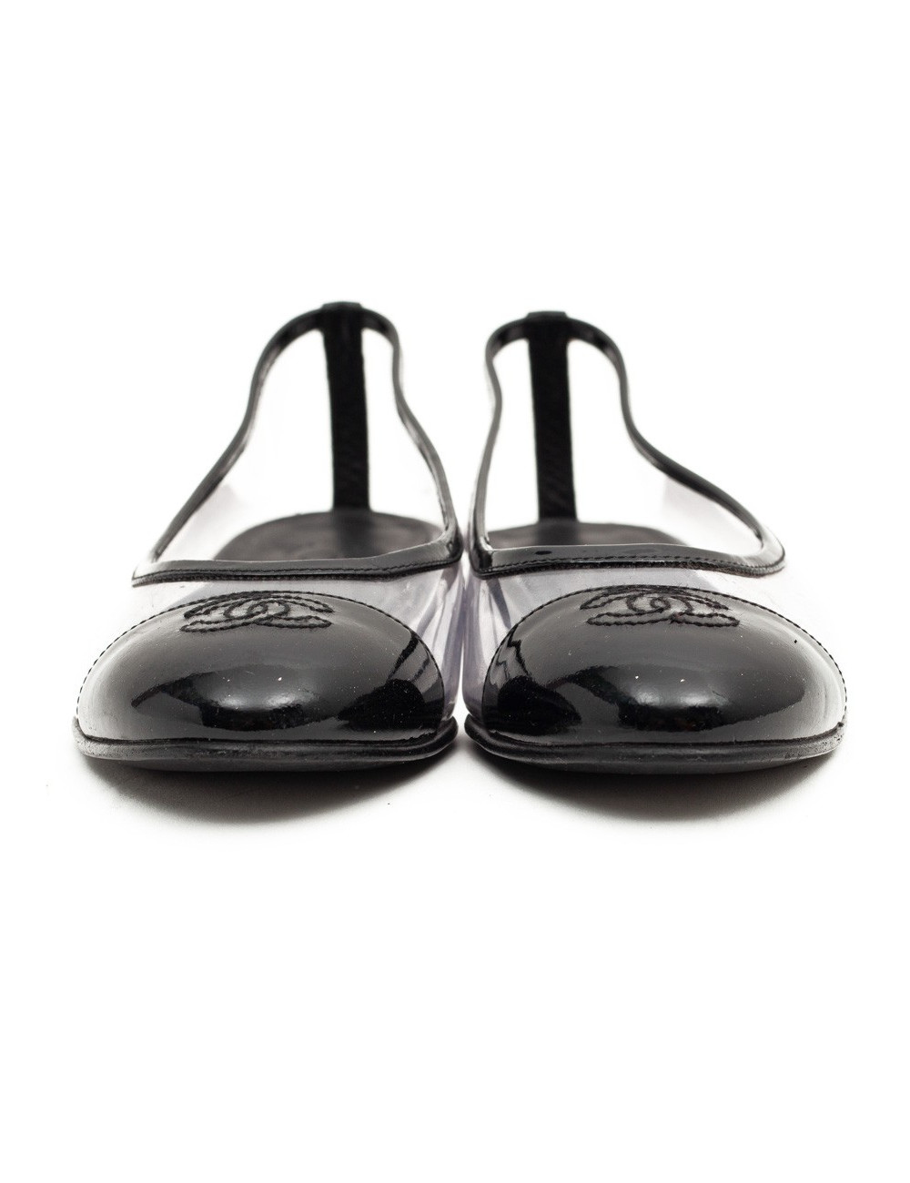 Ballerines CHANEL plastique transparent