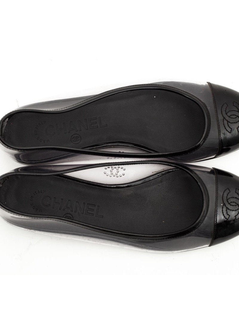 Ballerines CHANEL plastique transparent