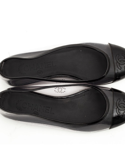 Ballerines CHANEL plastique transparent