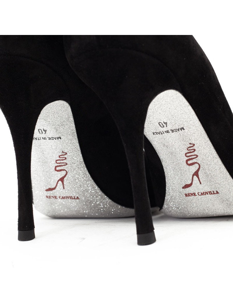 Escarpins RENE CAOVILLA T 40 daim et strass