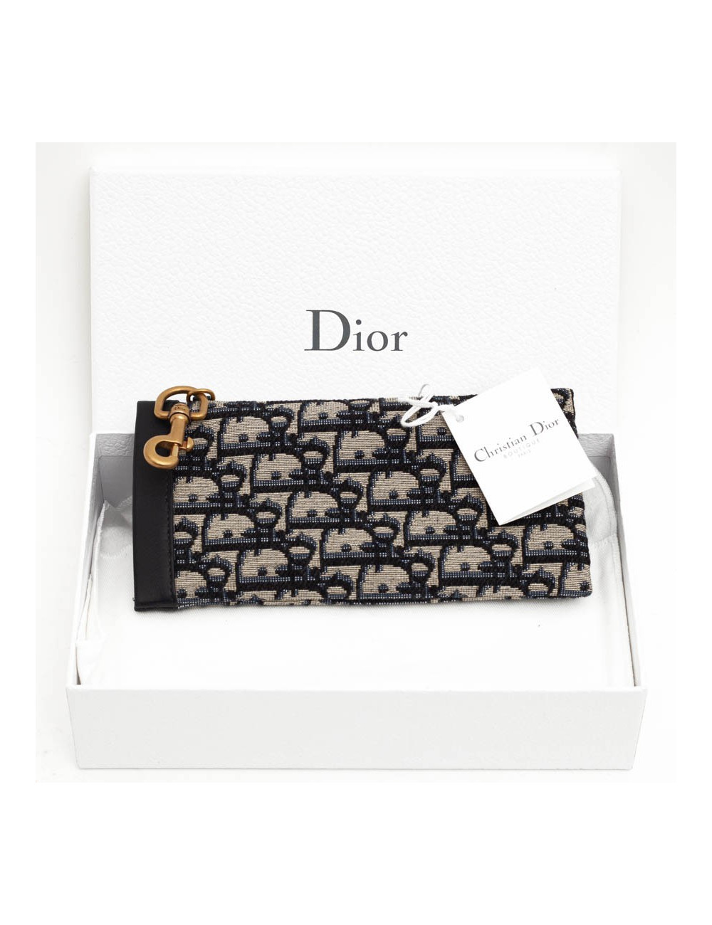 Etui lunettes DIOR toile oblique