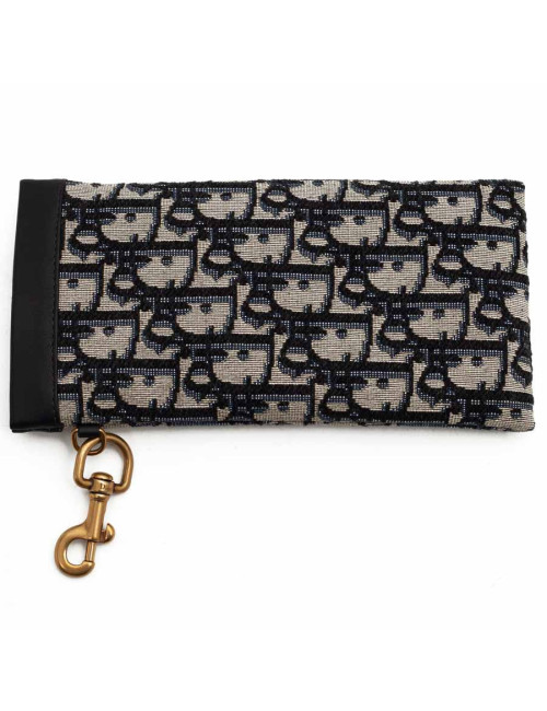 Etui lunettes DIOR toile oblique