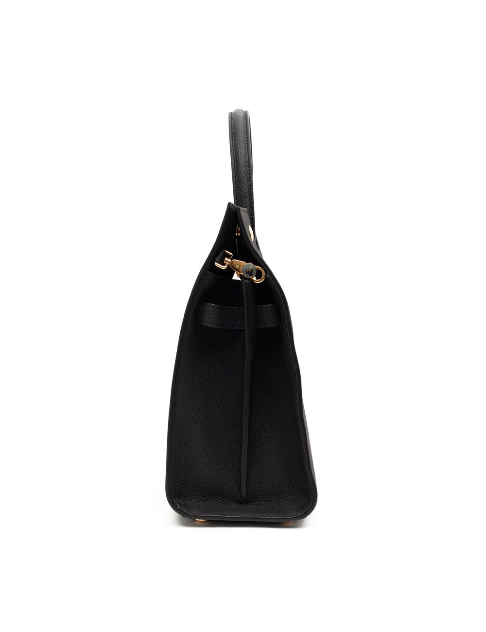 Sac Title BURBERRY TM cuir grainé noir