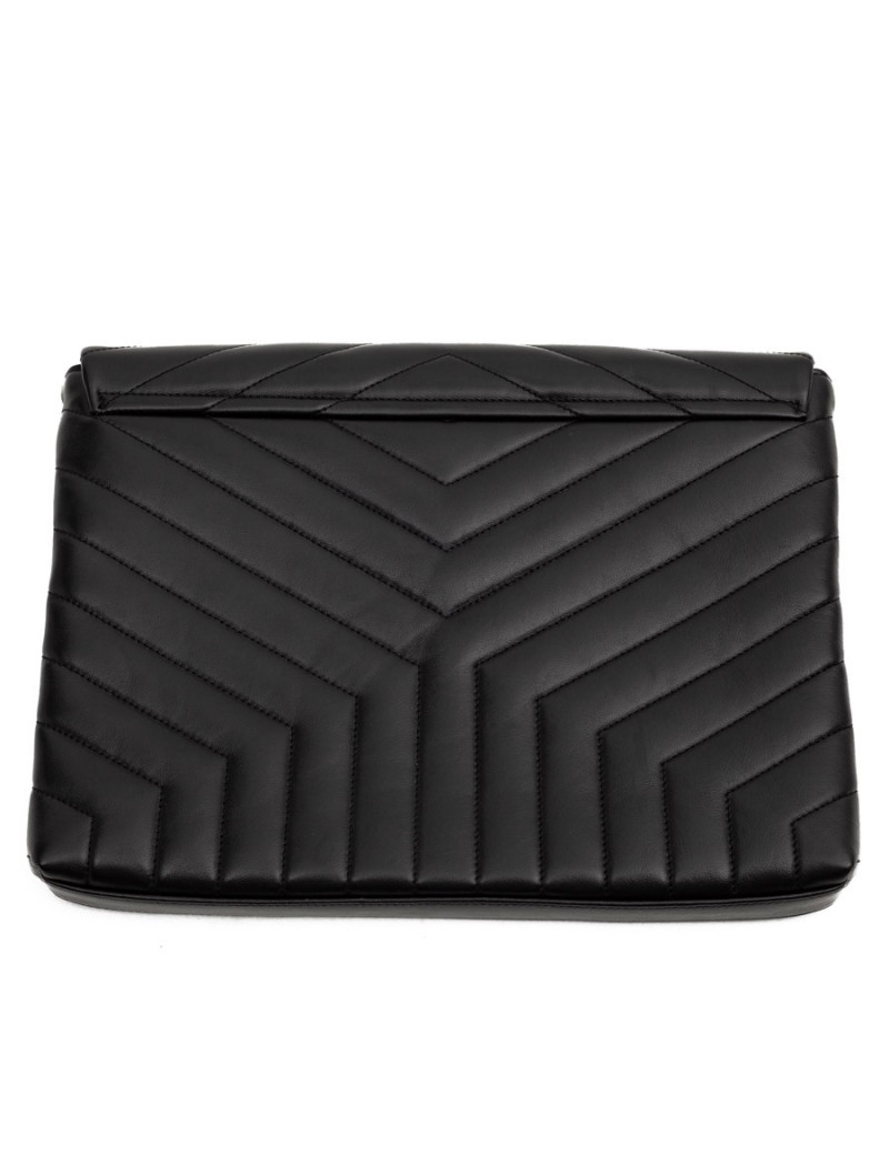 YSL Pochette SAINT LAURENT cuir noir