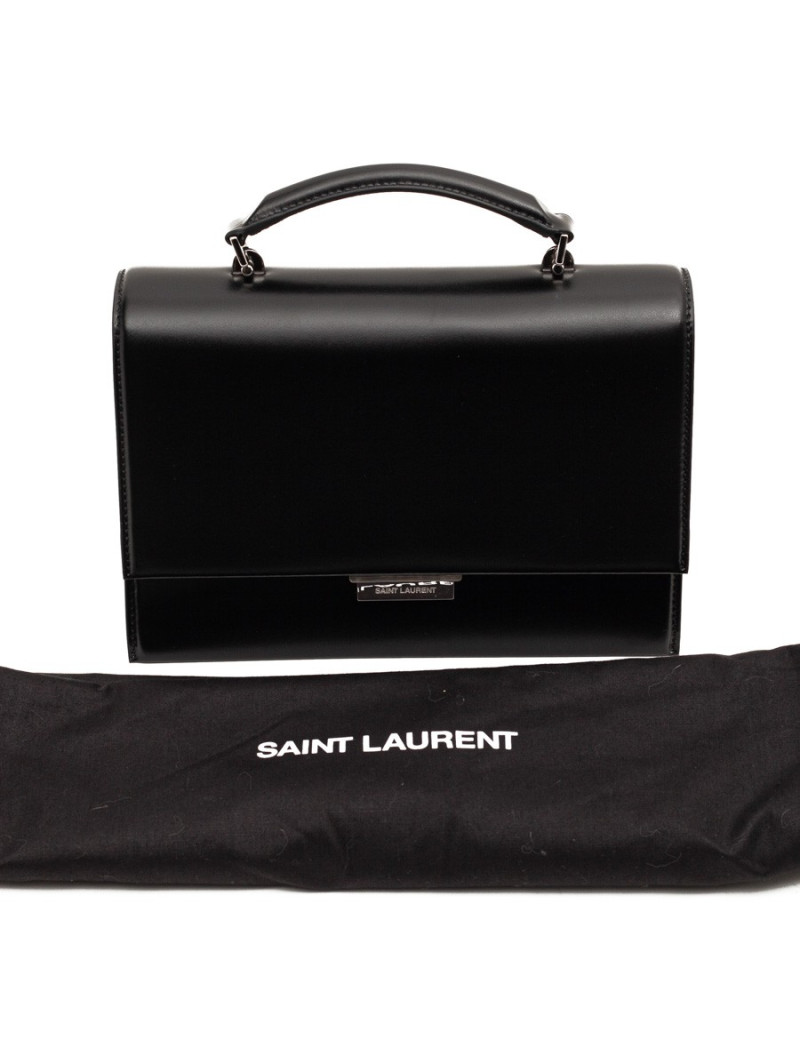 Sac medium Babylone SAINT LAURENT cuir noir